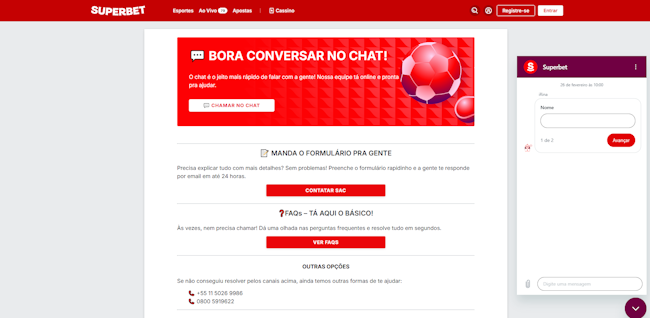 Central de aposta